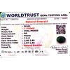 LMDPRAJAPATIS Certified Emerald Panna 925 Sterling Silver Wedding Ring Lab Certificate