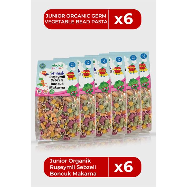 Organik Ruşeymli Sebzeli Boncuk 250 gr 6 Paket  Organic Wheat Grain Vegetable Beads 250 gr 6 pack