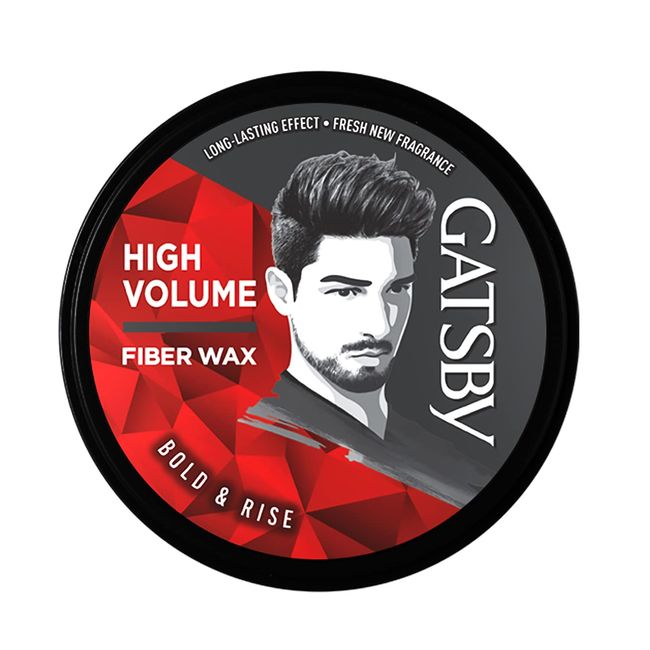 Gatsby Hair Styling Fibre Wax Bold and Rise, 75g