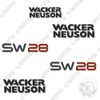 Fits Wacker Neuson SW28  Decal Kit Skid Steer Replacement Stickers 