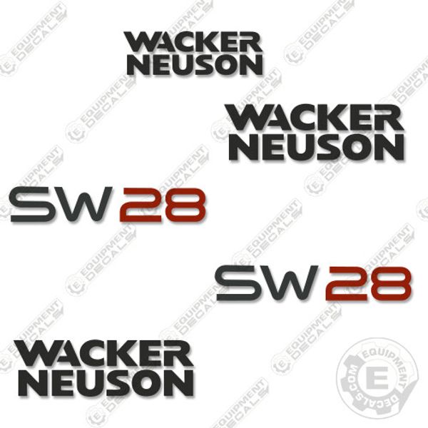 Fits Wacker Neuson SW28  Decal Kit Skid Steer Replacement Stickers 