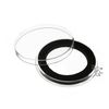 (2) Air-tite Y-47mm Black Ring Coin Holder Capsules