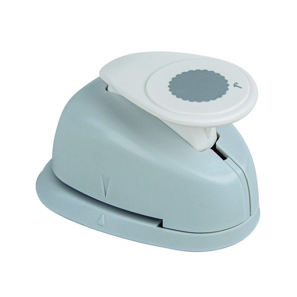 RAYHER Round Hole Punch with Scalloped Edge, 1”, 2.54 cm