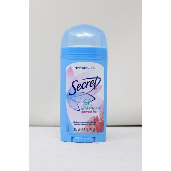 Secret Invisible Solid Antiperspirant/Deodorant PH Balanced 2.6 Ounce