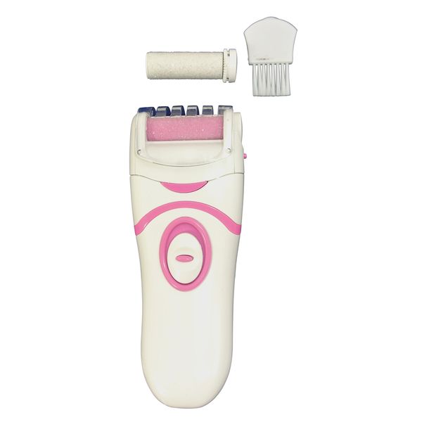 Powerful Callus Remover Battery Operated Professional Pedicure Device, Includes 2 Rollers - INTERTONIC©