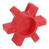 sourcing map 1pc L075 Jaw Coupling Insert, Urethane Flexible Solid Type Jaw Coupling Center Insert for L Jaw Coupling L-Jaw Coupler Set, Red