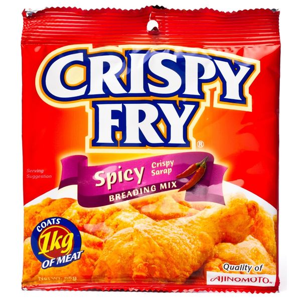 Lot of 2 Ajinomoto - Crispy Fry Breading Mix 62 grams / 2.19 oz each pk (2 pk SpIcy)