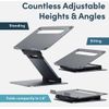 Lifelong Laptop Stand For Desk, Adjustable 11-17in, Ergonomic Riser
