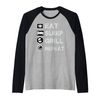 Eat Sleep Grill Barbecue Repeat Funny Grilling BBQ Raglan Baseball Tee
