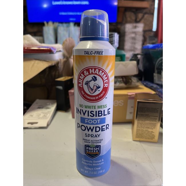 Arm & Hammer No White Mess Invisible Spray Foot Powder 7 Oz