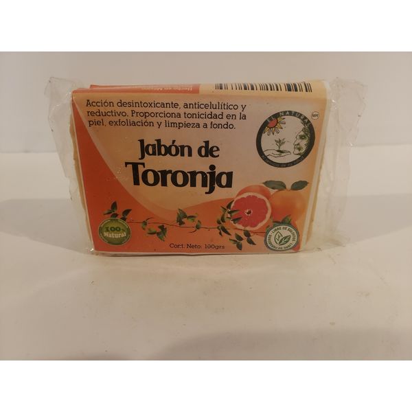 JABON DE TORONJA GRAPEFRUIT SOAP "Detoxifying,Anti-cellulite and Reductive"100GR