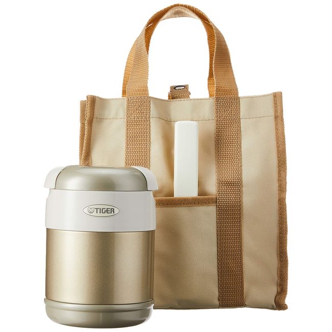 Tiger Lwr-a092 Thermal Lunch Box Champagne Gold