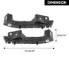 1 Pair Left and Right Side Front Bumper Bracket Bumper Retainer Support - Compatible for Chevy Malibu 2016-2022 - Replace Part 84081022