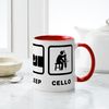 CafePress Cello Mug 11 oz (325 ml) Ceramic Coffee Mug
