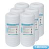 6 Pack 10"x4.5" String Wound Sediment Water Filter Cartridge for PPL10BB PPW10BB
