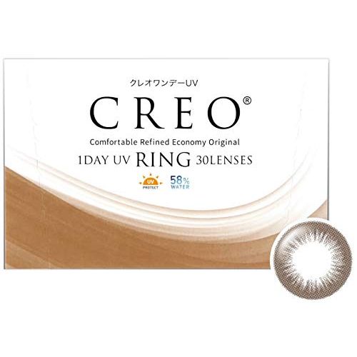 クレオワンデーUVリング30枚1箱 ロイヤルブラウン （1日使い捨て コンタクトレンズ ）【BC】8.5 【PRW】-4.75