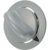 WE1M964 Timer Knob with Metal Ring (Gray) Compatible With AP4980845, 1811122