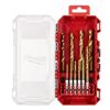 Milwaukee 10 Piece SHOCKWAVE Red Hex HSS Titanium Metal Drill Bit Set