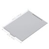 FRCOLOR Portable Makeup Mirror, Folding Mirror, Compact Mirror, 4.5 x 3.1 inches (11.5 x 8 cm), Convenient to Carry (Silver)