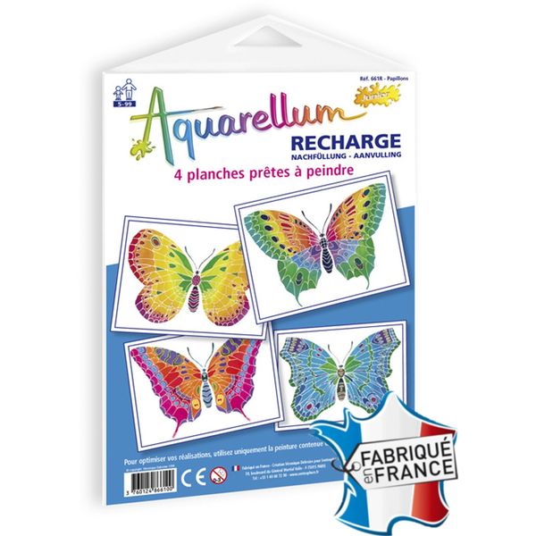 Sentosphère Aquarellum Junior Butterflies - Refills