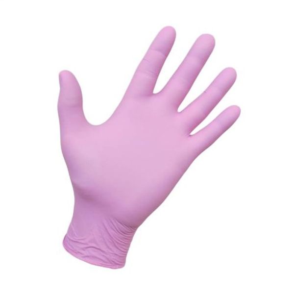 Ultrasoft Pink Nitrile Gloves 4 mil Powder Free S Small (Box of 100)