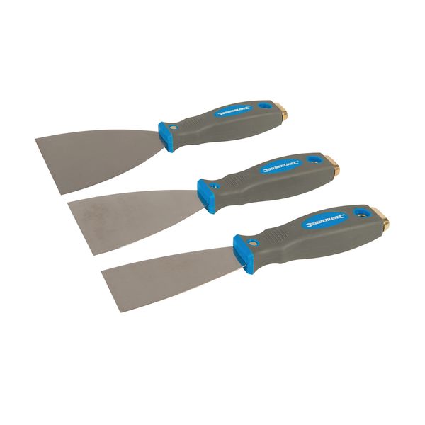 Silverline Expert Filler Knife Set 3pce 50, 75 & 100mm (661661)