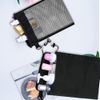 Waterproof Multifunctional Toiletry Shower Bag Bathroom Mesh Bag Travel Hanging Mesh Toiletries Bag with Drawstring Hook Sucker for Gym Camping Travel Business