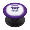 Support Thyroid Cancer Awareness - Purple Ribbon PopSockets with Interchangeable PopGrip