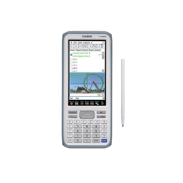 Casio Touchscreen with Stylus Graphing Calculator, 4.8 (fx-CG500)