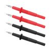 Multimeter Testing Probe, 2Set Multimeter Test Leads with 4mm Banana Plug, Digital Multimeter Probes Electrical Test Probe Lantern Tip, Test Leads