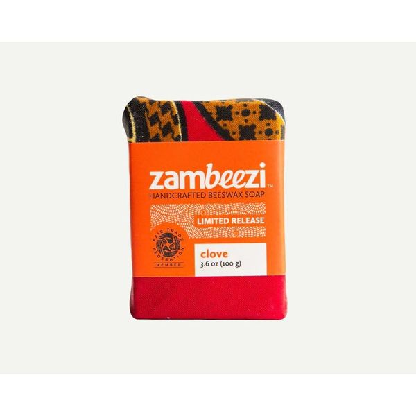 Zambeezi Clove Soap Bar - Relax with the warm, woody scent of winter, soothing your skin with our clove fragrance.