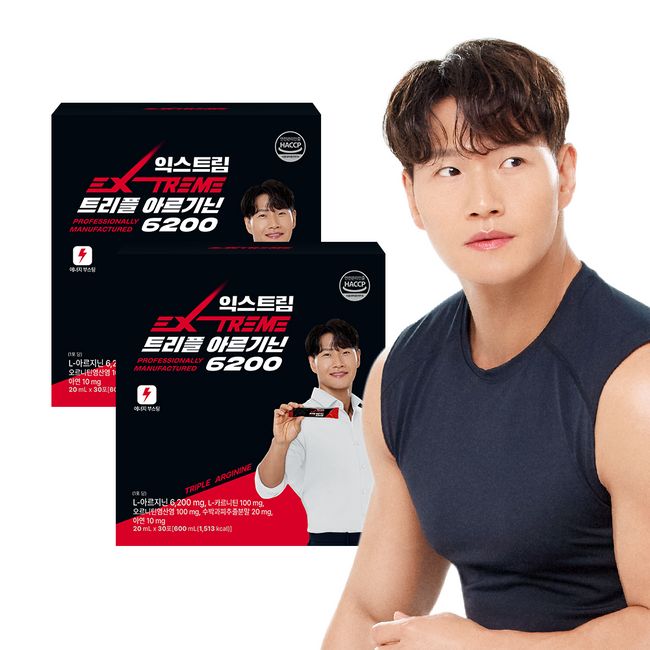 Extreme Kim Jong-kook Triple Arginine 6200 30 sachets + 30 sachets (2 months supply)