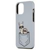 iPhone 14 Pro Max Hipster Llama & Sloth With Sunglasses In Pocket Case