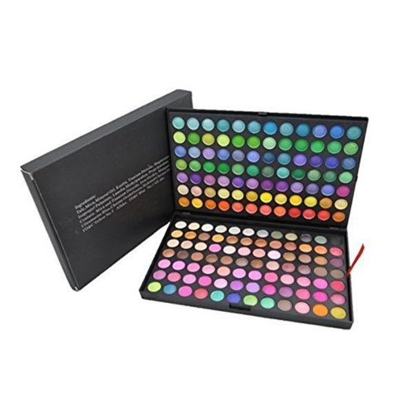 FantasyDay Profi 162 Farben Hochpigmentierte Warme Natürliche Matt Schminke Lidschatten Palette Makeup Kit - Augenschatten Eyeshadow Make Up Kosmetik Make-up Palette Schimmer Set