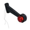 AB Tools Trailer Side Marker with rubber base Red & White Front Rear Light/Lamp TR153