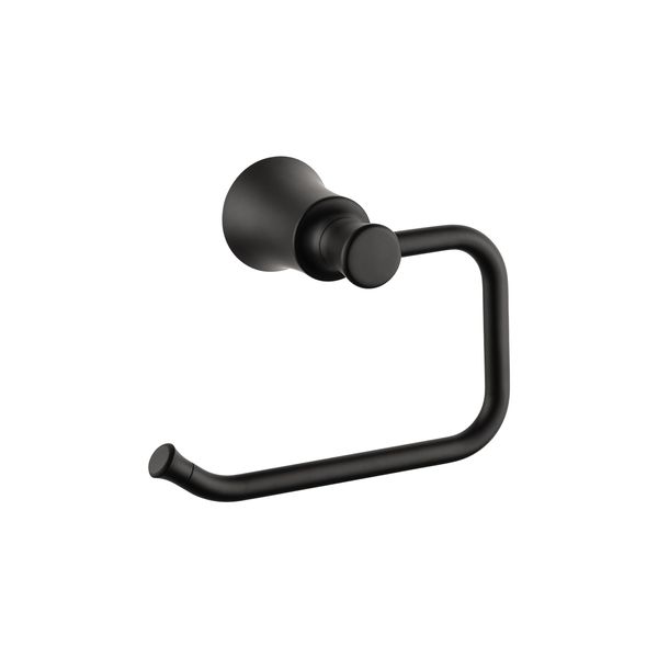 hansgrohe Toilet Paper Holder 7-inch Toilet Paper Holder in Matte Black, 04787670