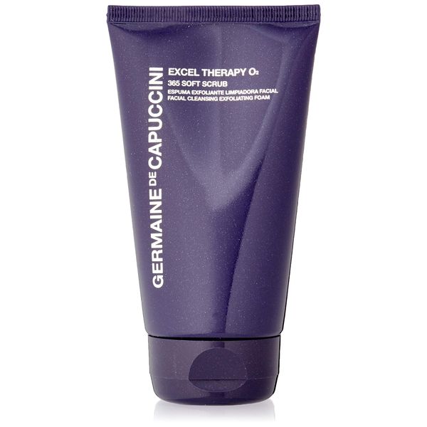 GERMAINE DE CAPUCCINI - Excel Therapy O2 I Soft Scrub Facial Exfoliating Cleansing Foam - Daily Use - For all skin types - 5oz