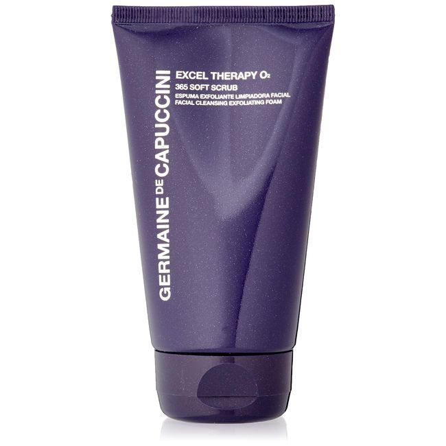 GERMAINE DE CAPUCCINI - Excel Therapy O2 I Soft Scrub Facial Exfoliating Cleansing Foam - Daily Use - For all skin types - 5oz