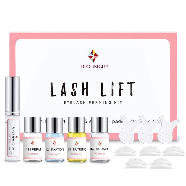 Lashlifting, Bestauty Wimpernlifting Set Lash Lifting Set Wimpern Curling Makeup Tools Wimpernlifting Selbst Machen für DIY Lange Andauernd Luxe Cosmetics Wimpernlifting Set Zubehör Lash Lift (Set C)