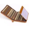 offro Organic Leather Home Medicine Chest for 60 Glasses
