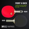 Palio Expert 2.0 Table Tennis Bat & Case | ITTF-Approved Ping Pong Racket for Beginners | High Spin & Control