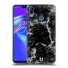 Head Case Designs Black Marble Prints Soft Gel Case Compatible With Zenfone Max (M2) ZB633KL