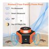 Ultrasonic 360° Rodent Chaser Electronic Mouse Control Indoor Rodent Deterrent