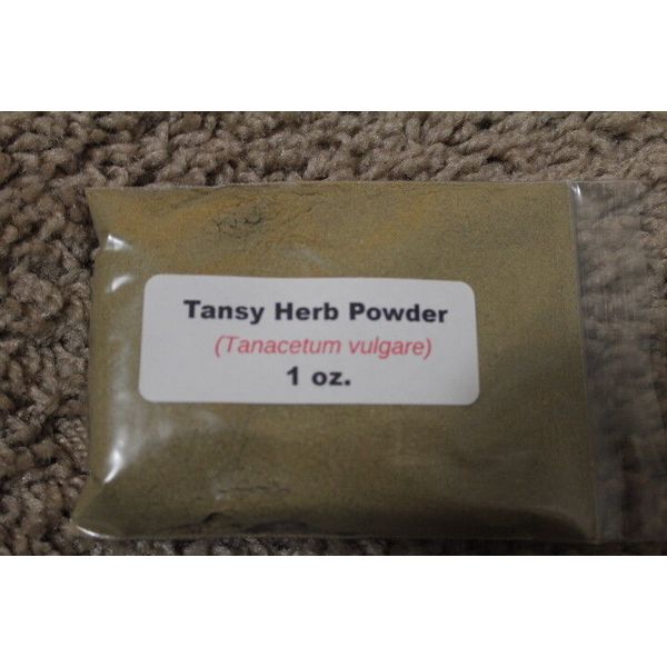 1 oz. Tansy Herb Powder (Tanacetum vulgare)