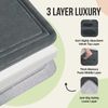 Large Non Slip Memory Foam Bath Mat Quick Dry & Absorbent 31x20 Machine Washable