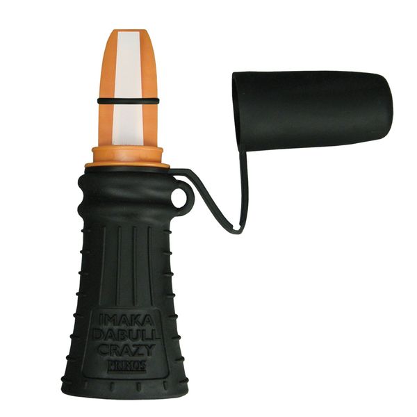 Primos Hunting 00935 IMAKA DA BULLCRAZY Elk Call, Close Range, Orange