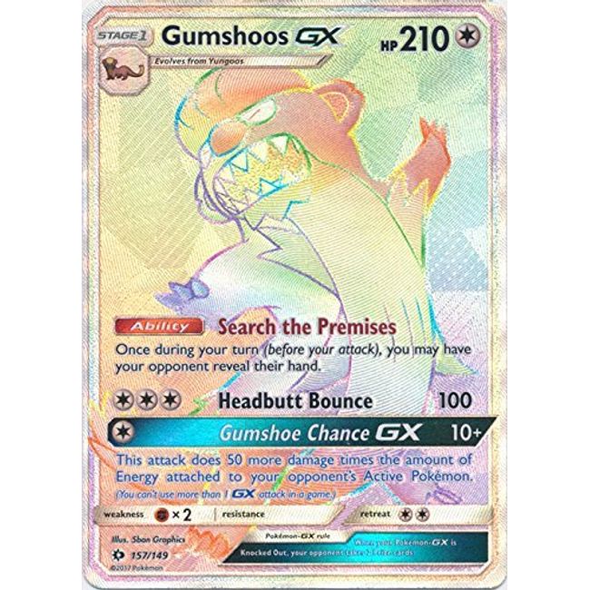 Gumshoos GX - 157/149 - Secret Rare