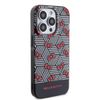 CG MOBILE Hello Kitty Back Case for iPhone - Bow Pattern - Stripes - Black (iPhone 15 Pro Max)