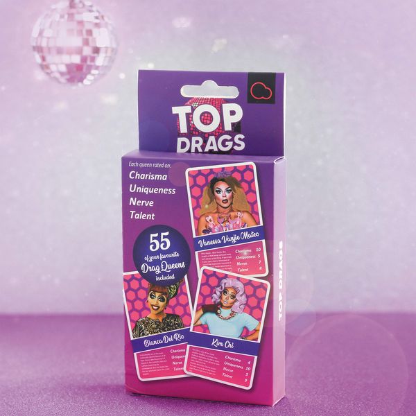 Bubblegum Stuff - Top Drags Game | Drag Queen Top Trumps Comedy Card Game | Suitable for Family - Teenagers and Adults