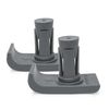 Deluxe KIT: Universal 3" Walker Wheels with Free Flexfit Universal Ski Glides